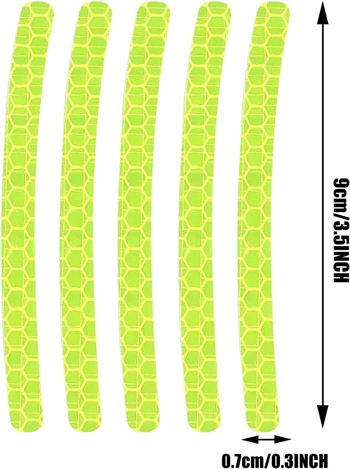 Reflective Colorful Car Wheel Hub Rim Stripe Tape Decal Luminous Sticker